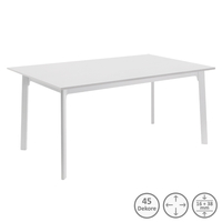 Tisch-Set: Tischgestell wei Nobilia Otello ATGOW | inkl....