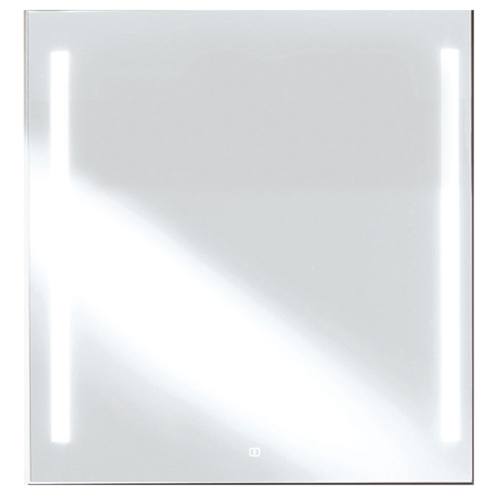 Spiegel nobilia SPLV mit vertikalem LED-Lichtfenster, 850 mm hoch, 80x85 cm